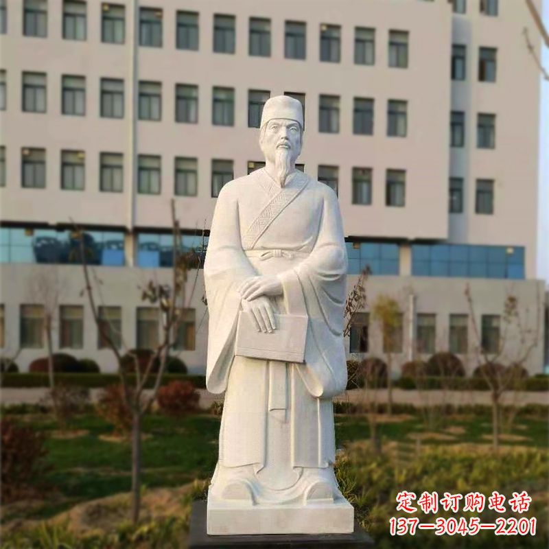 太原校园名人汉白玉雕塑医院医学院古代著名人物雕像