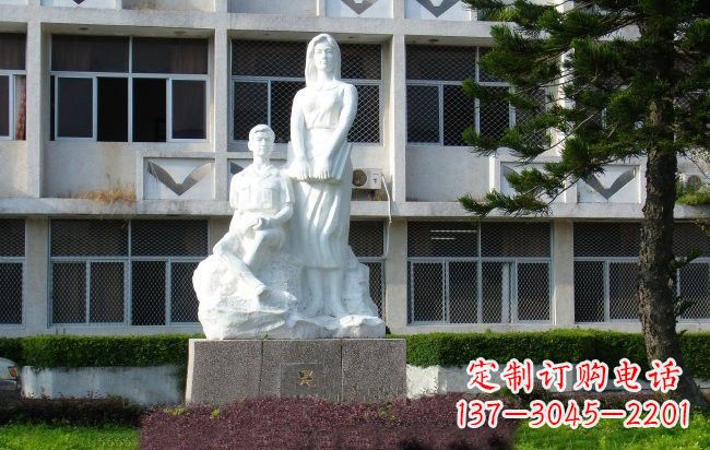 太原校园人物晨读的学生