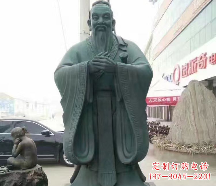 太原校园人物孔子行教像