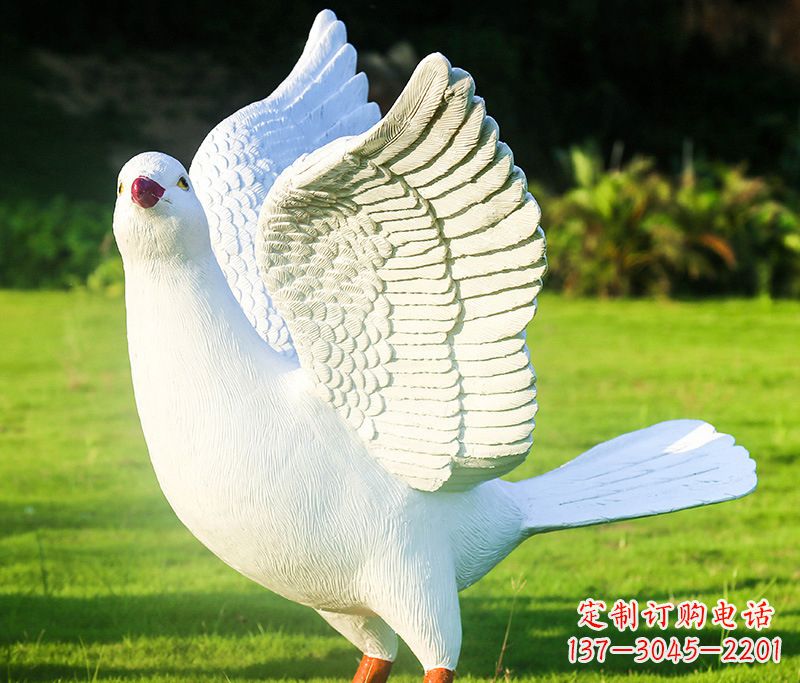 太原写真雕塑和平鸽