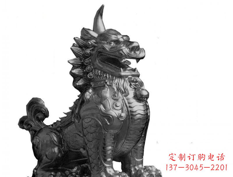 太原獬豸法院景观铜雕