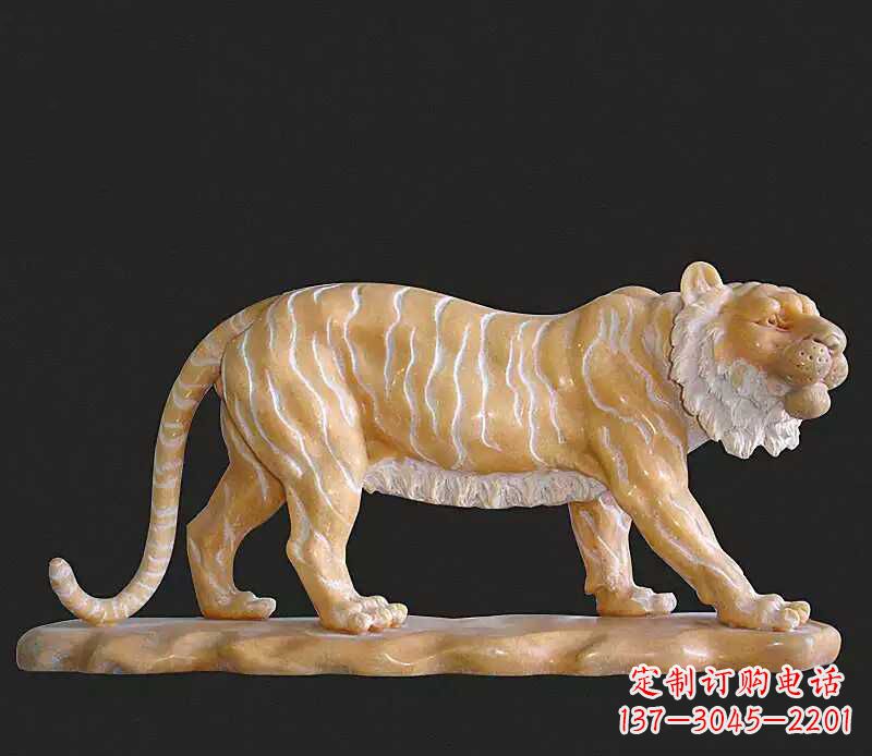 太原行走老虎石雕动物雕塑