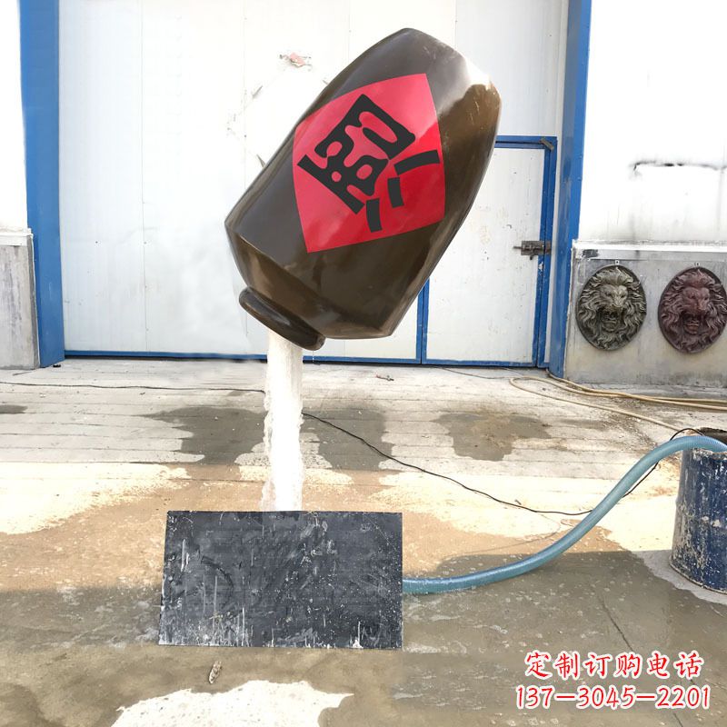 太原悬空酒壶流水喷泉