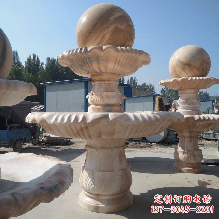 太原一米的喷泉石雕
