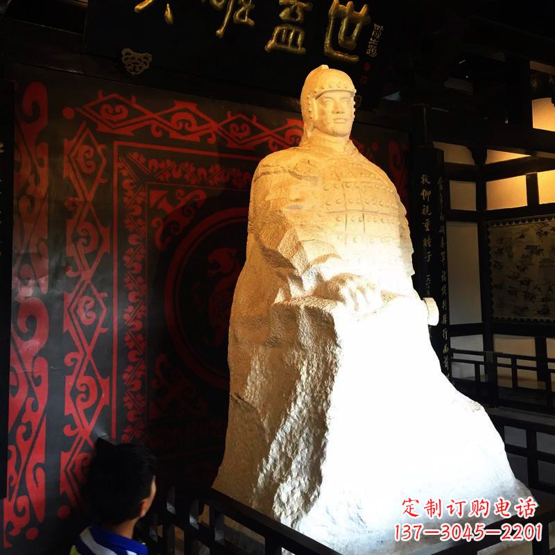 太原英雄盖世楚霸王石雕像