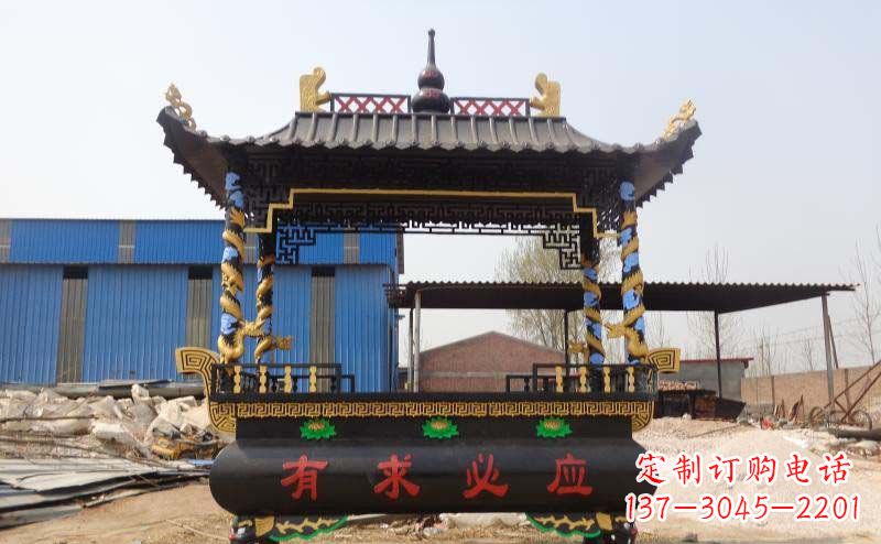 太原有求必应香炉寺庙铜雕