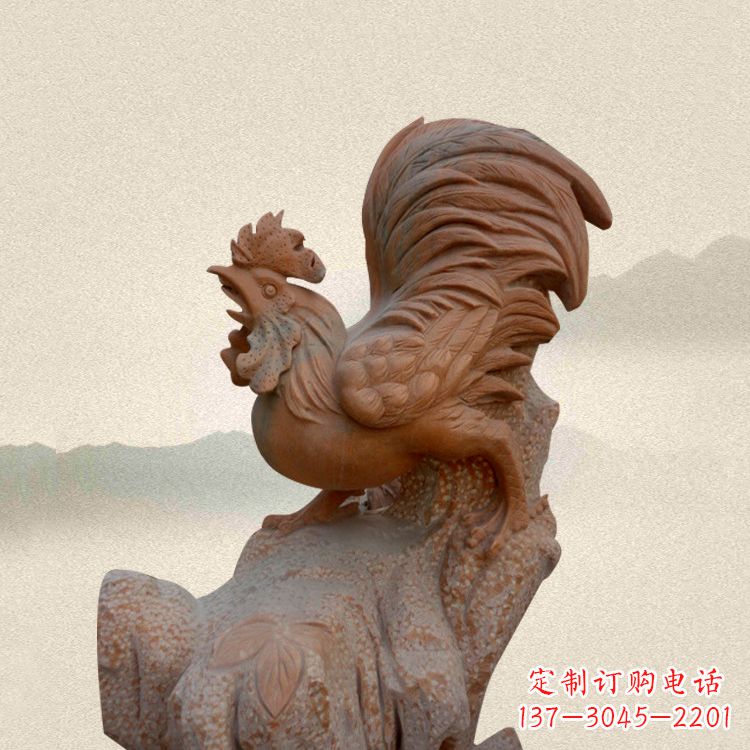 太原酉鸡景观石雕