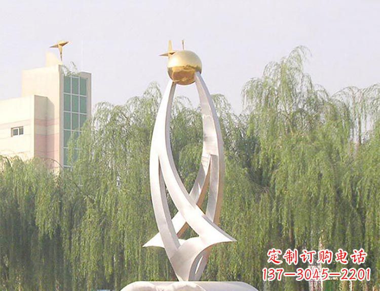 太原园林不锈钢创意书籍雕塑