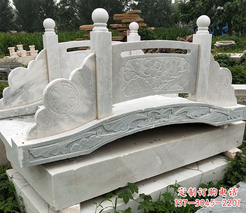 太原园林仿古石拱桥景观石雕