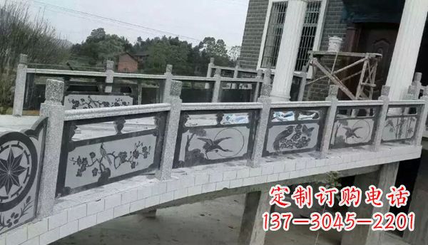 太原园林仿古石栏板景观石雕 (10)