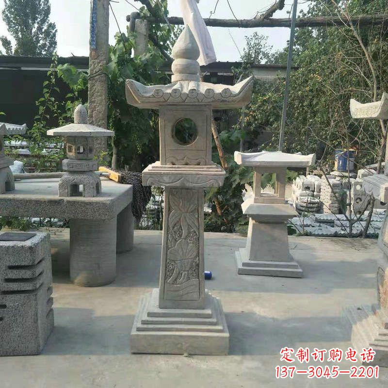 太原园林仿古做旧中式石灯