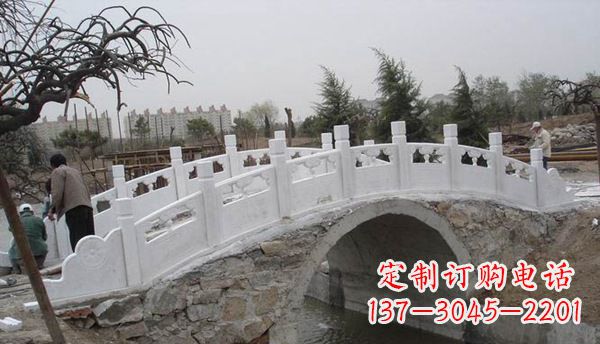 太原园林汉白玉大桥栏板景观石雕