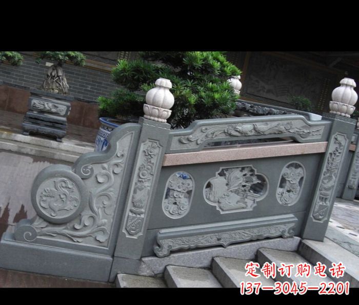 太原园林景观大理石栏板雕塑 (6)