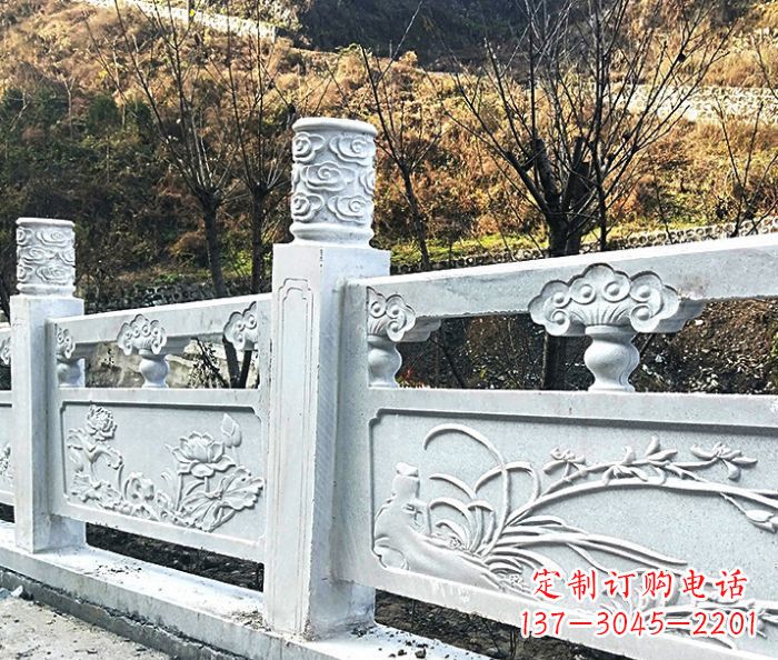 太原园林景观大理石栏板石雕 (7)