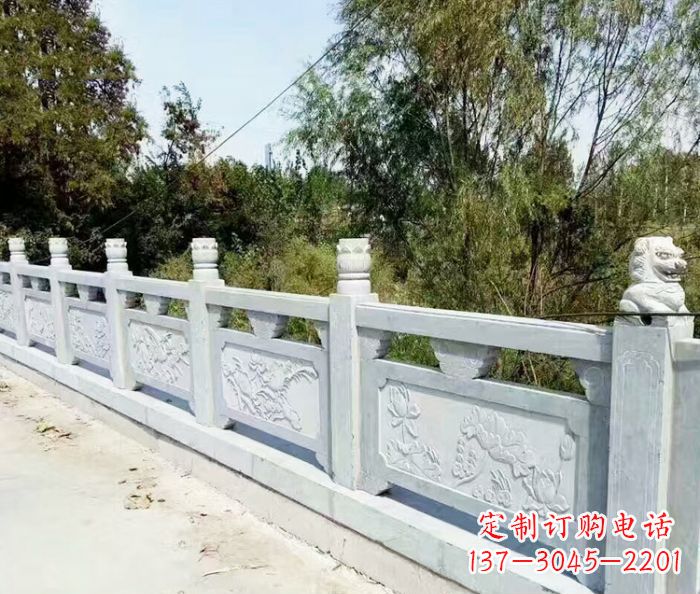 太原园林景观大理石栏板石雕_1