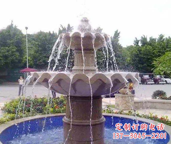 太原园林景观大理石喷泉石雕