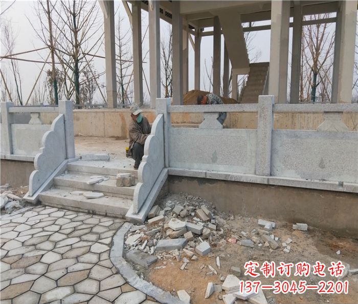 太原园林景观大理石桥栏板石雕_2 (2)