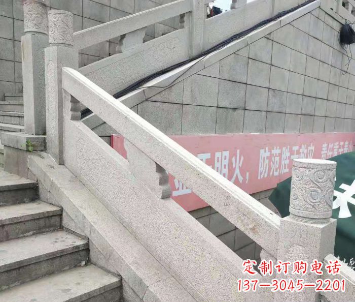 太原园林景观大理石桥栏板石雕_1 (2)