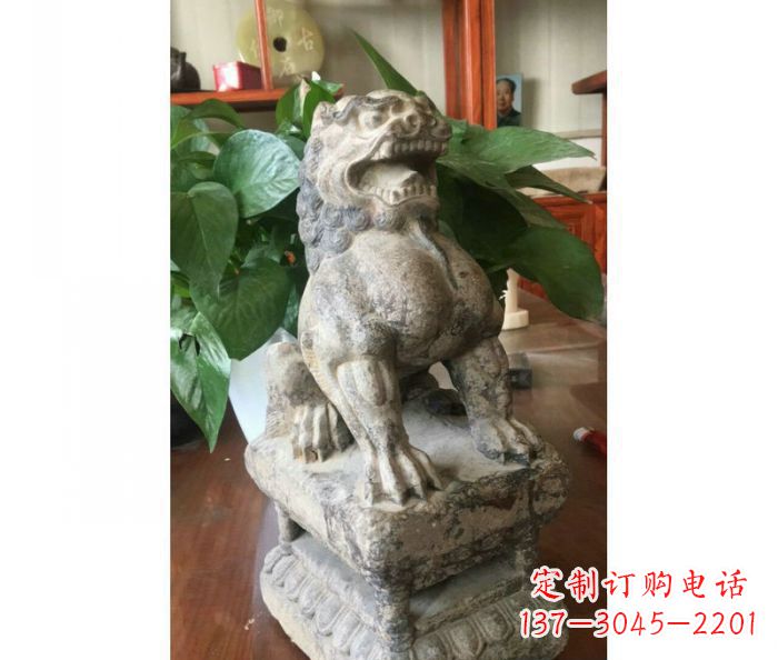 太原园林景观大理石狮子石雕