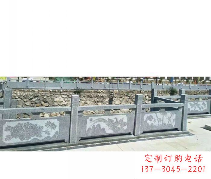 太原园林景观仿古石雕栏板 (5)