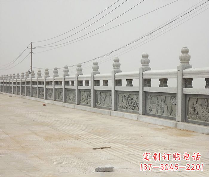 太原园林景观仿古石雕栏板_2