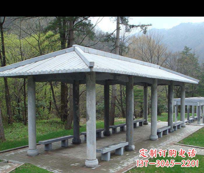 太原园林景观仿古石雕长廊
