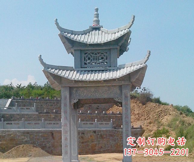 太原园林景观仿古石雕凉亭