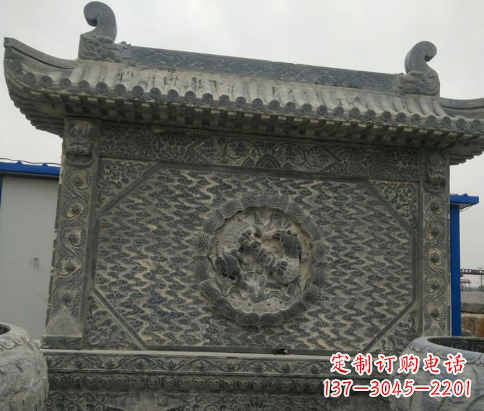 太原园林景观仿古石雕影壁