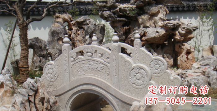 太原园林小型石拱桥