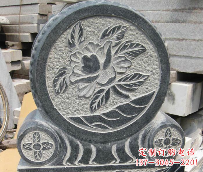太原招财抱鼓石仿古石门墩