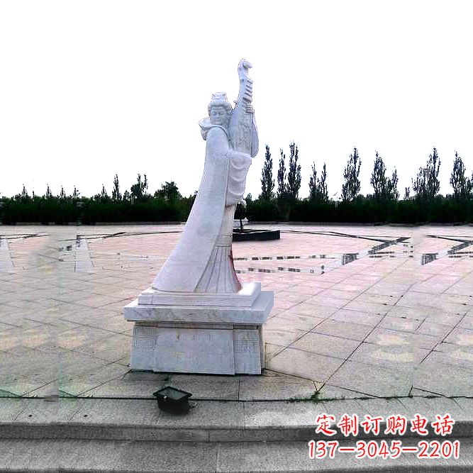 太原中国古代四大美女之王昭君广场石雕塑
