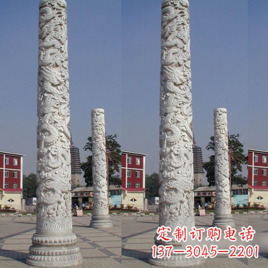 太原中国龙柱雕塑