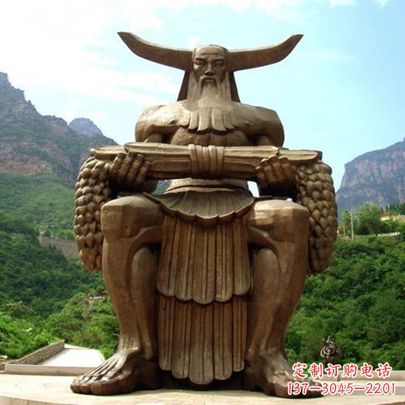 太原中华民族人文初祖五榖神农大帝大型景观雕塑