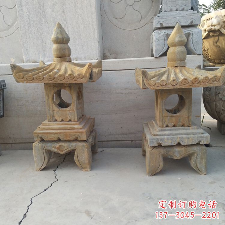 太原中式仿古低墩石灯笼