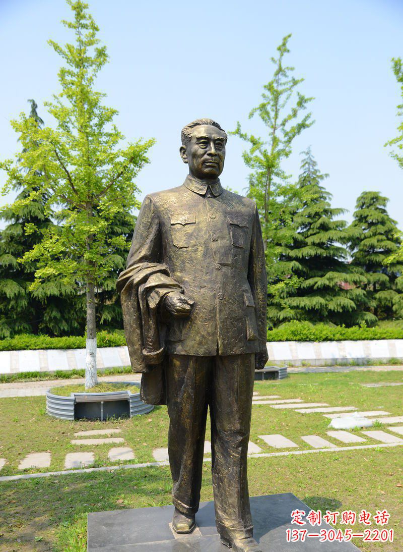 太原周总理伟人铜雕