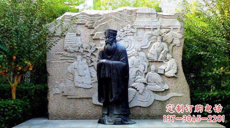 太原朱熹古代名人铜雕_2