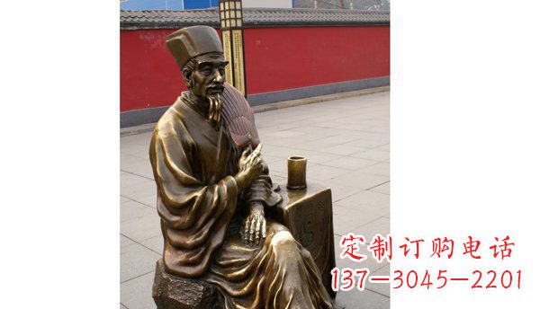 太原诸葛亮古代名人铜雕