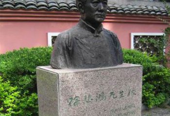 太原徐悲鸿铜雕半身像雕塑