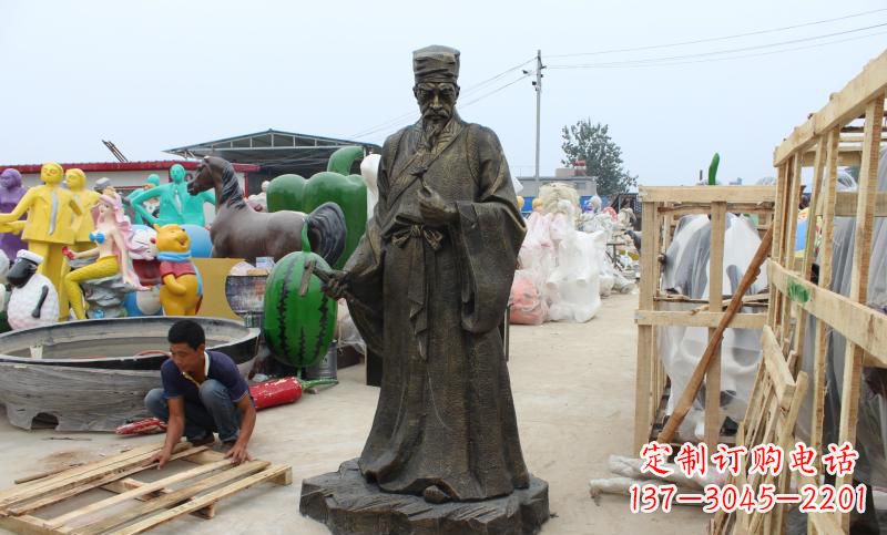 太原铸铜李时珍雕塑