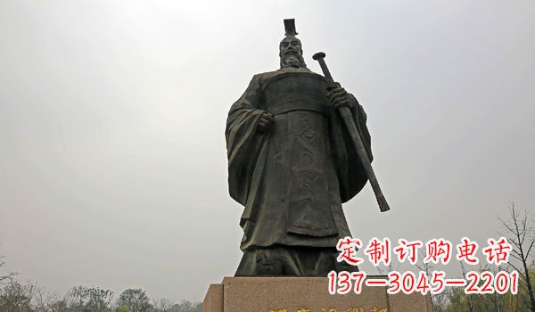 太原铸铜刘邦雕塑