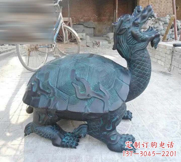 太原铸铜龙龟雕塑222