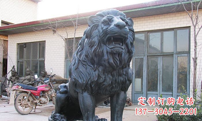 太原铸铜狮子铜雕