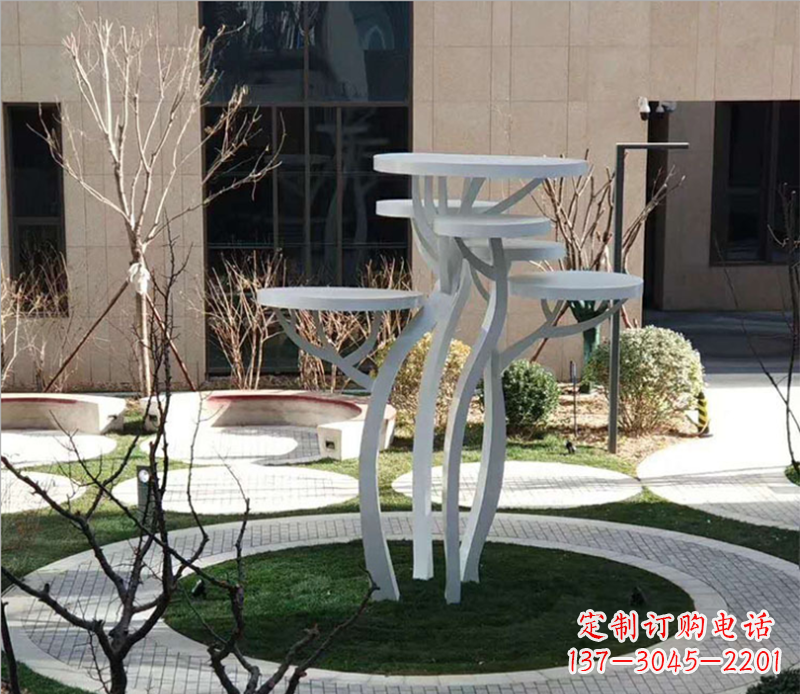 太原不锈钢蘑菇景观雕塑