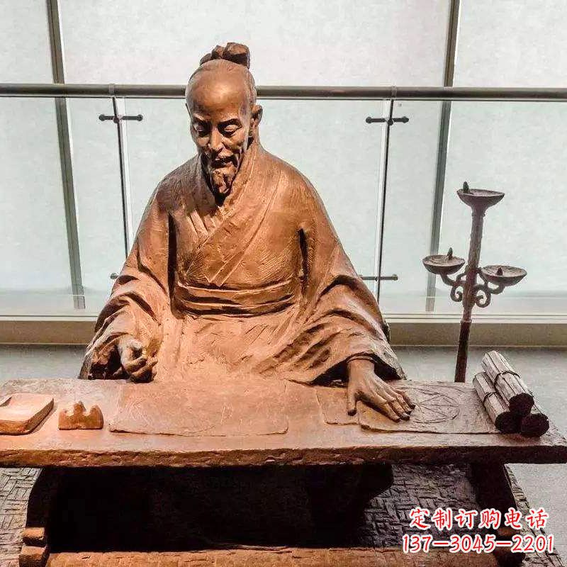 太原祖冲之圆周率情景小品雕塑-中国古代数学家著名历史人物