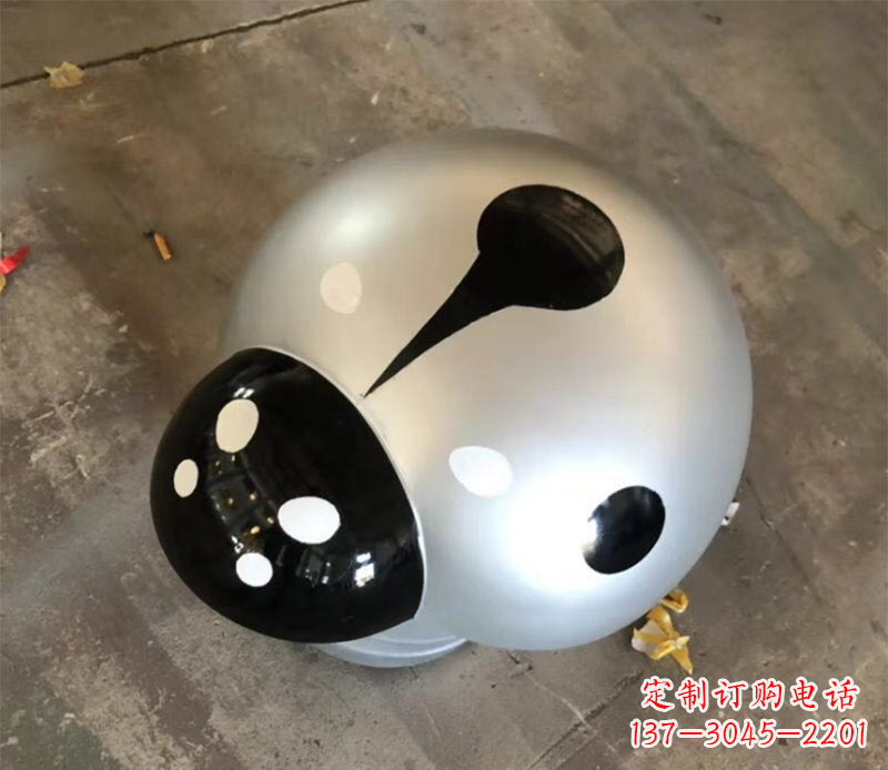 太原瓢虫雕塑不锈钢