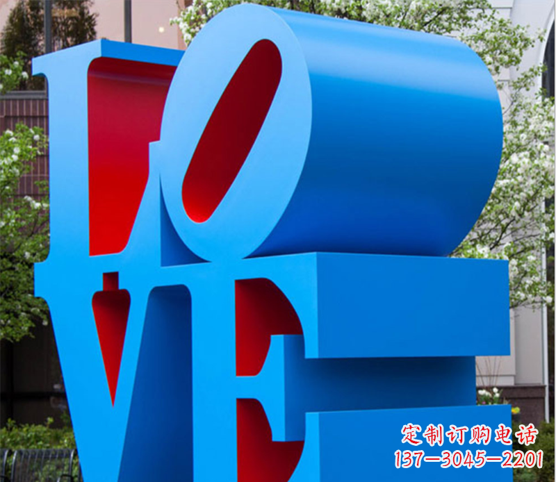 太原字母雕塑不锈钢